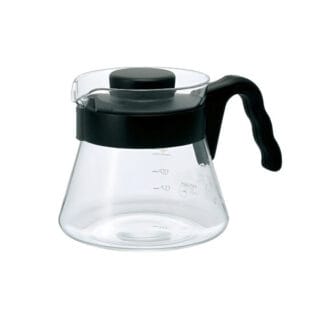 Hario V60 Kaffeekanne aus Glas, 700 ml – Schwarz