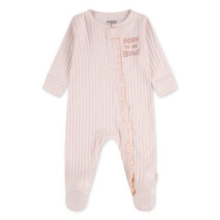 HUGGIES babywear Strampler "HUGG FOOTED COVERALL" mit Rüschenbesatz