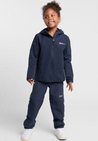 Jack Wolfskin Softshelljacke "SOLYD JACKET K" mit Kapuze