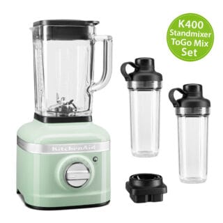 KitchenAid Artisan K400 Standmixer 5KSB4026 ToGo Mix-Set Pistazie