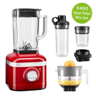 KitchenAid Artisan K400 Standmixer 5KSB4026 Vital ToGo Mix-Set Empirerot