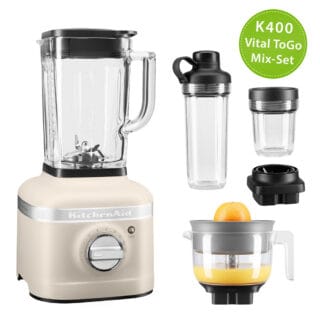 KitchenAid Artisan K400 Standmixer 5KSB4026 Vital ToGo Mix-Set Milkshake