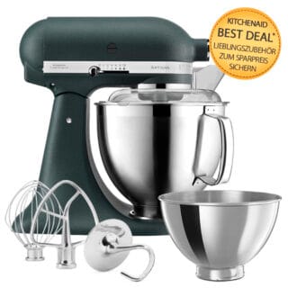 KitchenAid Artisan Küchenmaschine 4,8L 5KSM185 Pebbled Palm Zubehöraktion
