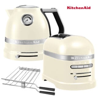 KitchenAid Artisan Wasserkocher + Toaster Creme/Mandel