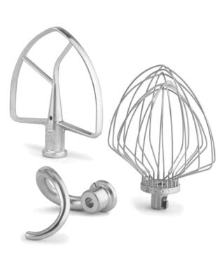 KitchenAid Edelstahlrührer - 3er Set für KM 6,6L & 6,9L