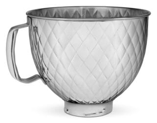KitchenAid Edelstahlschüssel 4,8l gesteppt für KitchenAid Artisan 5KSM5SSBQB