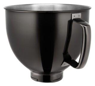 KitchenAid Edelstahlschüssel Black 4,8l