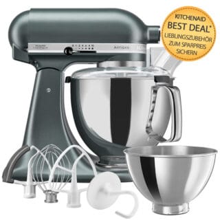 KitchenAid Küchenmaschine 4.8L ARTISAN Juniper Zubehöraktion
