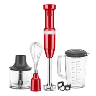 KitchenAid Stabmixer 5KHBV83EER Empire Rot