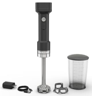 KitchenAid Stabmixer kabellos 5KHBRV05BM mit Akku