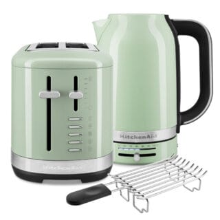 KitchenAid Wasserkocher 5KEK1701 + Toaster 5KMT2109 Pistazie im Set
