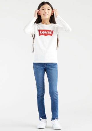Levis Kids Langarmshirt "LS BATWING TEE" mit Logo Print for GIRLS
