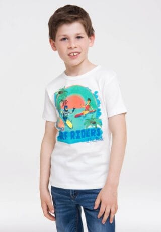 LOGOSHIRT T-Shirt "DC - Batman & Robin - Surf Riders" mit Batman and Robin-Print