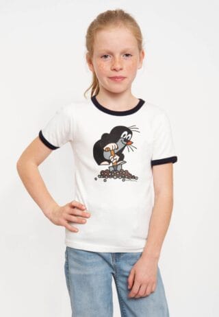 LOGOSHIRT T-Shirt "Der kleine Maulwurf" mit coolem Print