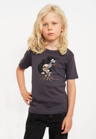 LOGOSHIRT T-Shirt "Der kleine Maulwurf" mit coolem Print