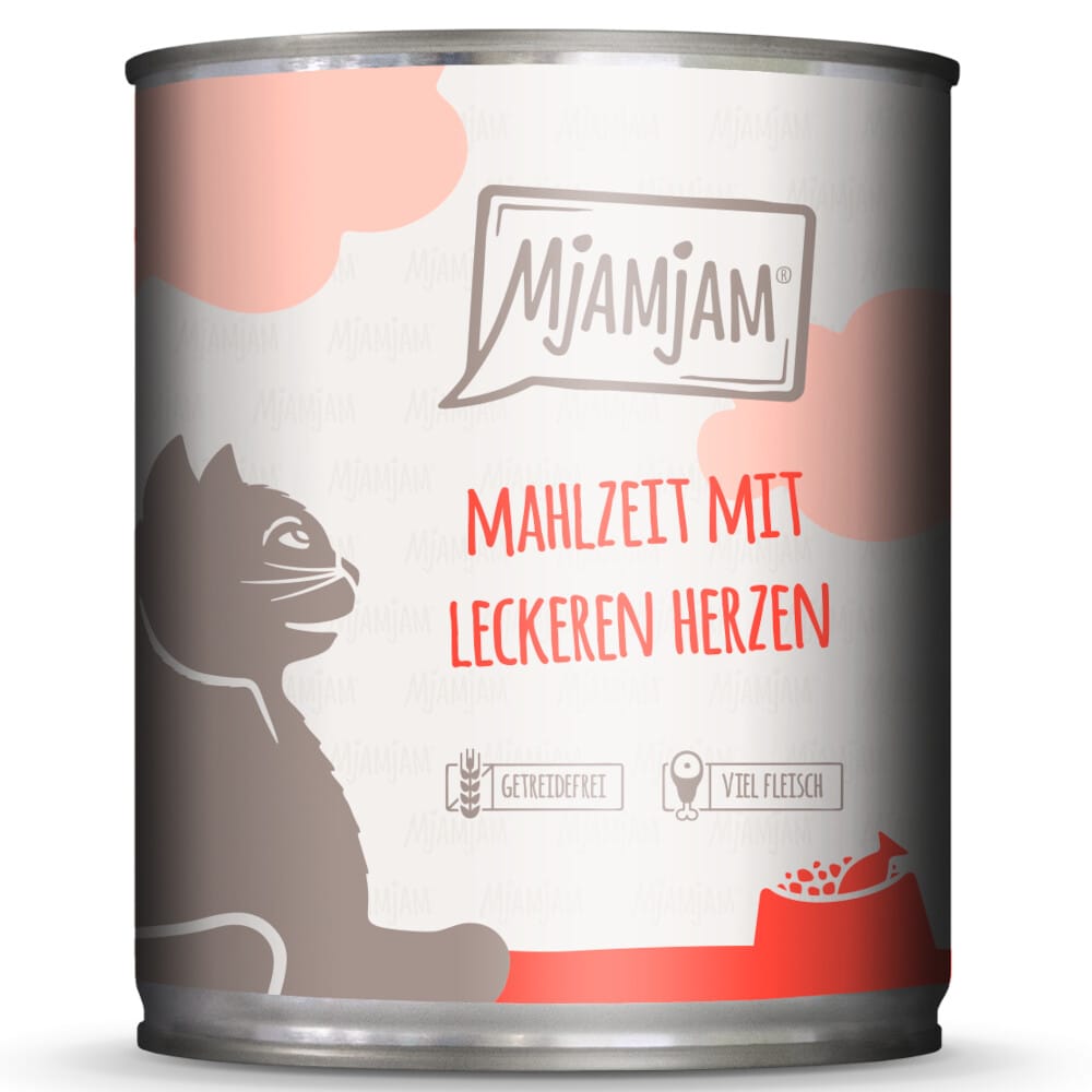 MjAMjAM 6 x 800 g - Mahlzeit mit Herzen
