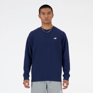 New Balance Sports Essentials Crew Gr. L Blau Herren
