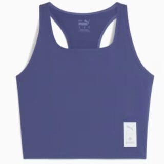 PUMA Run Crop SAYSKY Damen Singlet in Blau – Ultimativer Komfort für dein Lauftraining