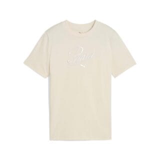 PUMA T-Shirt "ESS SCRIPT TEE G" Regular Fit, Kurzarm, Rundhalsausschnitt, mit Logodruck