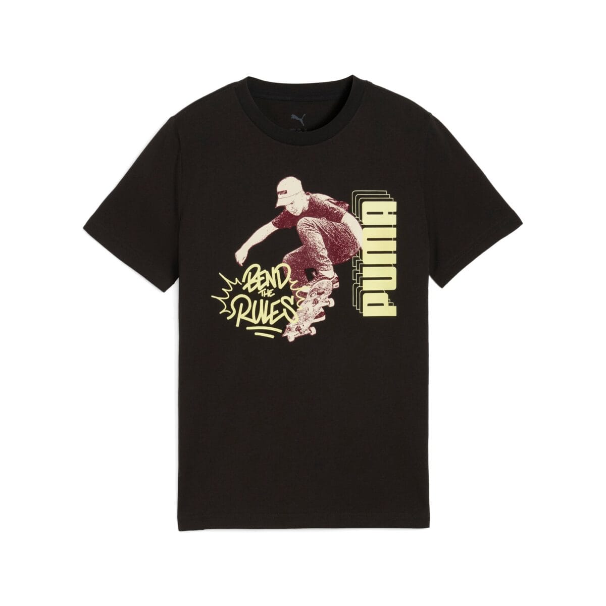 PUMA T-Shirt "MID90S GRAPHIC TEE I B" sportliche Passform, mit Rundhalsausschnitt, mit Print-Applikation