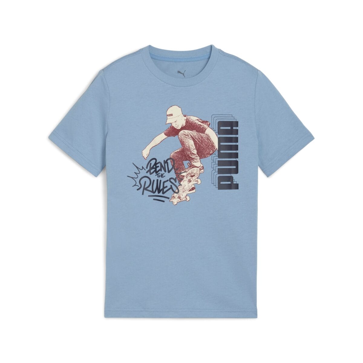 PUMA T-Shirt "MID90S GRAPHIC TEE I B" sportliche Passform, mit Rundhalsausschnitt, mit Print-Applikation