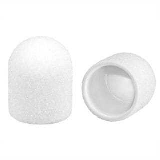 Runde Schleifkappe ABS White 13 mm 220