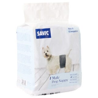 Savic Windeln für Rüden - Größe S: 26-40 cm, 12 Stück