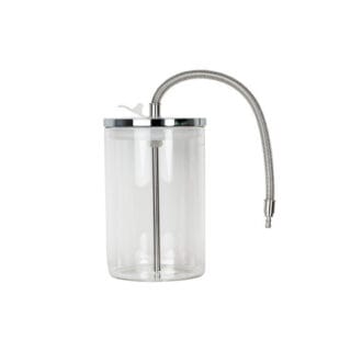 SORSO Milchbehälter aus Glas, 0,6 l – Klarglas