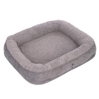 TIAKI Poolside Paws Hundebett Fossil - Größe L: L 75 x B 60 x H 14 cm