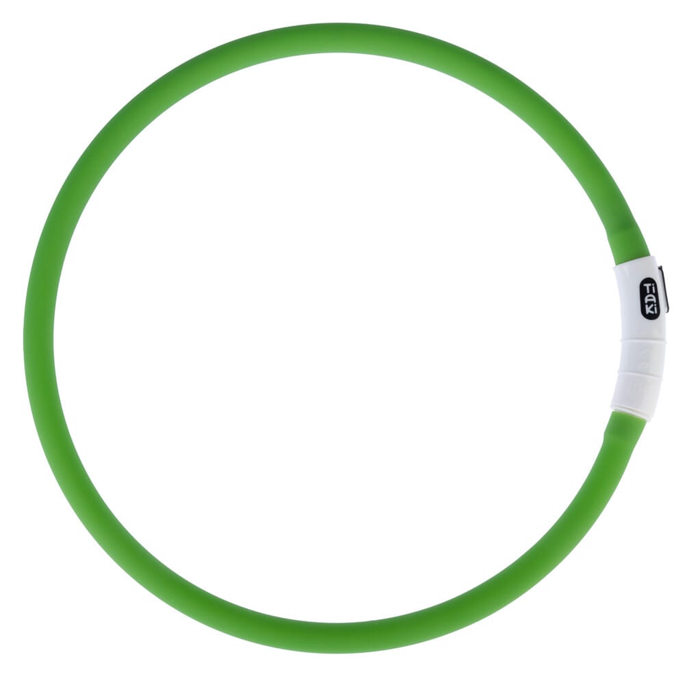 TIAKI USB-LED-Silikonring Spark - grün