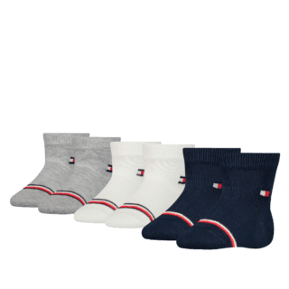 Tommy Hilfiger Socken "TH BABY SOCK 6P ECOM" 6er-Pack, mit ikonischen Streifenakzenten