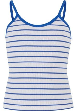 URBAN CLASSICS Muskelshirt "Urban Classics Girls Striped Rib Basic Top" 1 Stk.