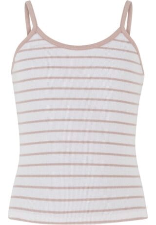 URBAN CLASSICS Muskelshirt "Urban Classics Girls Striped Rib Basic Top" 1 Stk.