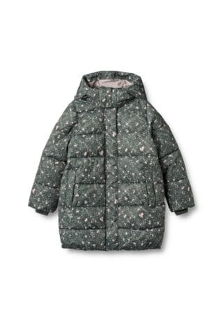 WHEAT Winterjacke "WHEAT Puffer Coat Yrsa" 1 Stk. tlg. mit Kapuze reflektierend