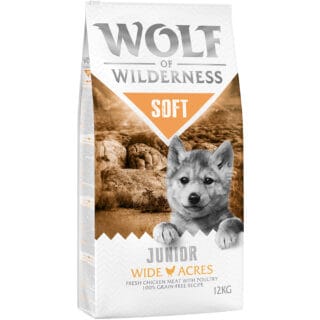 Wolf of Wilderness Junior "Soft - Wide Acres" Huhn - getreidefrei - 12 kg
