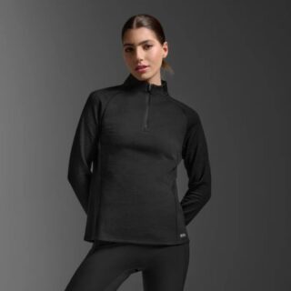 2XU Ignition Haptic 1/4 Zip Gr. L Schwarz Damen