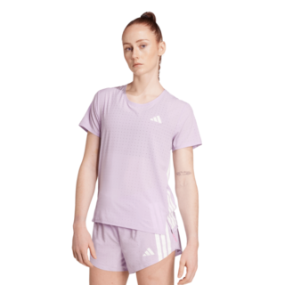 adidas Adizero Tee Gr. L Lila Damen