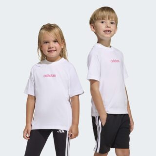 adidas Sportswear T-Shirt "LK LIN TEE 160" für Kinder, Rundhalsausschnitt, ohne Verschluss, weiches Material