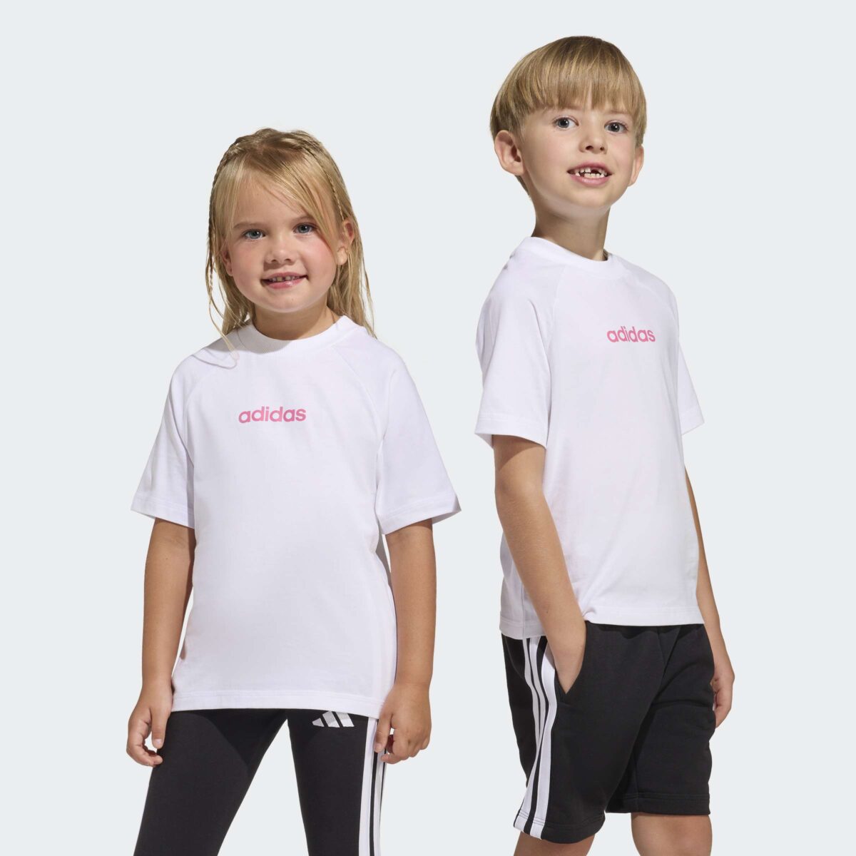 adidas Sportswear T-Shirt "LK LIN TEE 160" für Kinder, Rundhalsausschnitt, ohne Verschluss, weiches Material