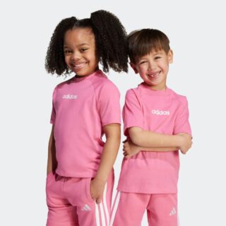 adidas Sportswear T-Shirt "LK LIN TEE 160" für Kinder, Rundhalsausschnitt, ohne Verschluss, weiches Material