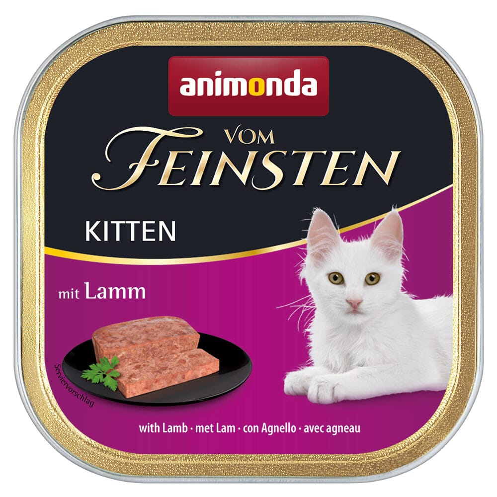 animonda vom Feinsten Kitten 6 x 100 g - mit Lamm