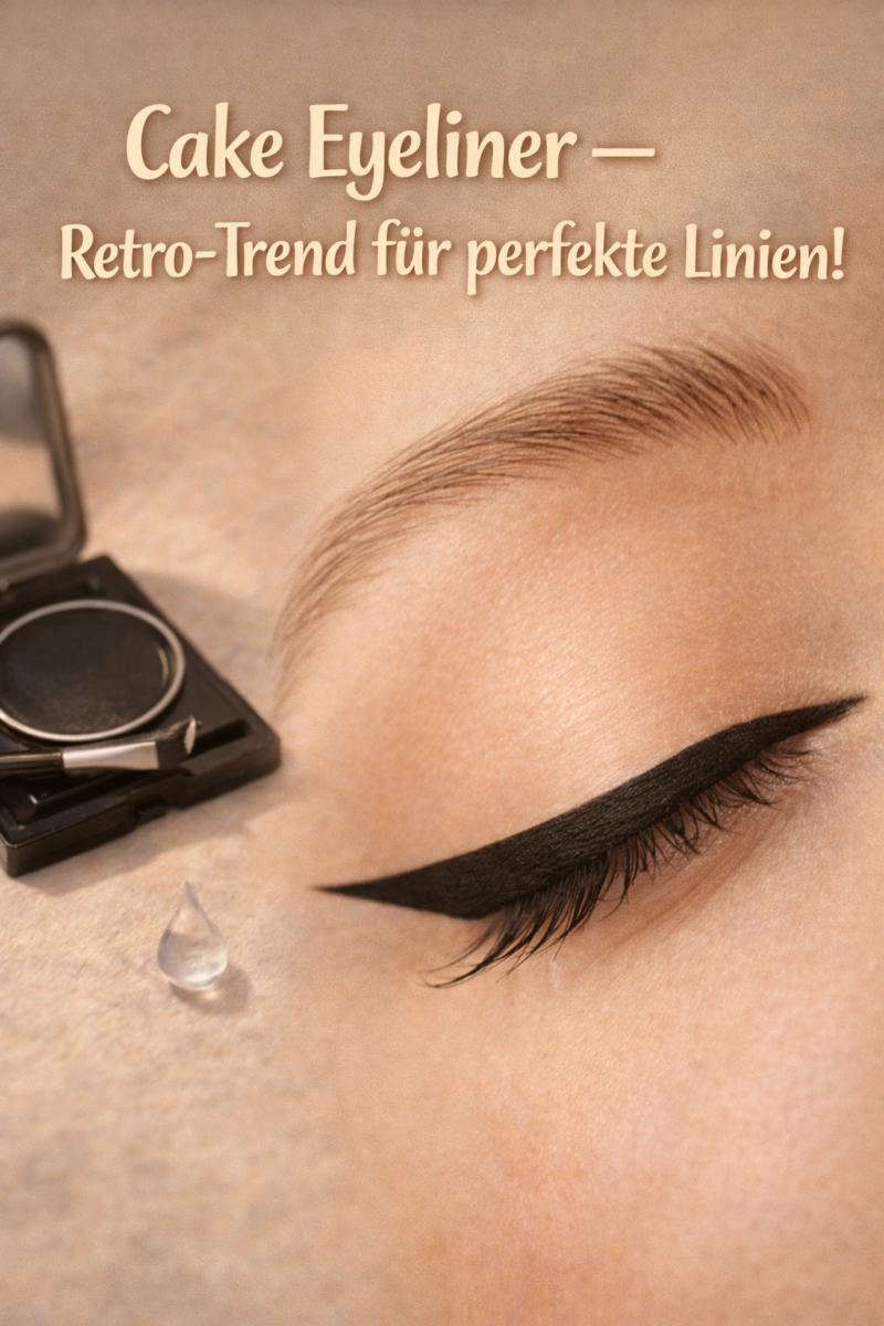 artikel beauty retro eyeliner look mit cake eyeliner