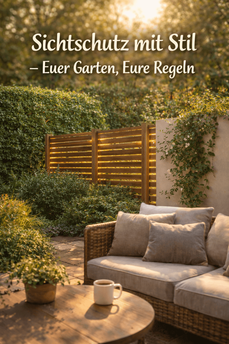 artikel garten sichtschutz mit stil