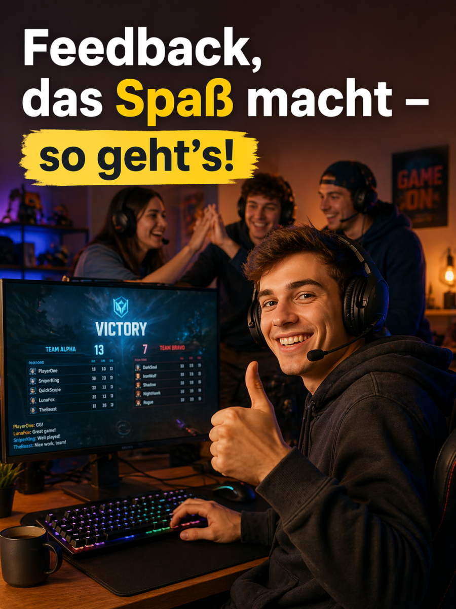 artikel hobby konstruktives feedback beim gaming