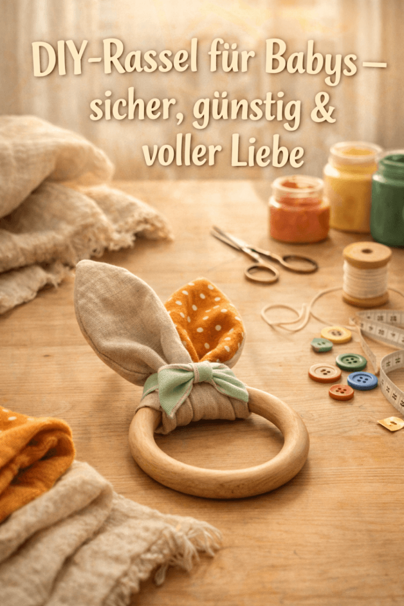 artikel kinder diy babyrassel mit liebe gemacht