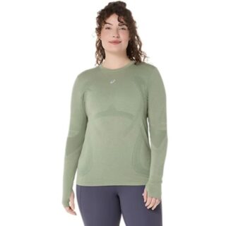 ASICS Road Seamless Langarmshirt für Damen – Gr. L, atmungsaktiv, wetterfest, ideal für Lauftraining und Fitness