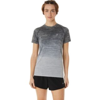 ASICS Seamless SS Top Damen XS - Grau, atmungsaktiv und bequem für Läuferinnen