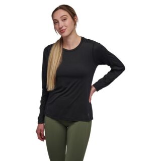 Black Diamond Lightwire LS Damen Lauf- und Trainingsshirt XS, atmungsaktiv, leicht, bequem