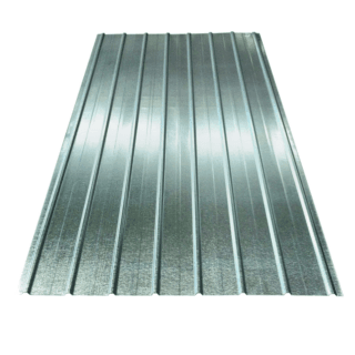 BRAVO Trapezblech silbern verzinkt 200 x 90,6 x 0,035 cm