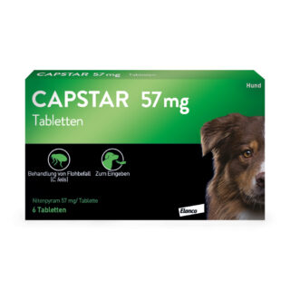 CAPSTAR 57 mg für große Hunde - 6 Stück